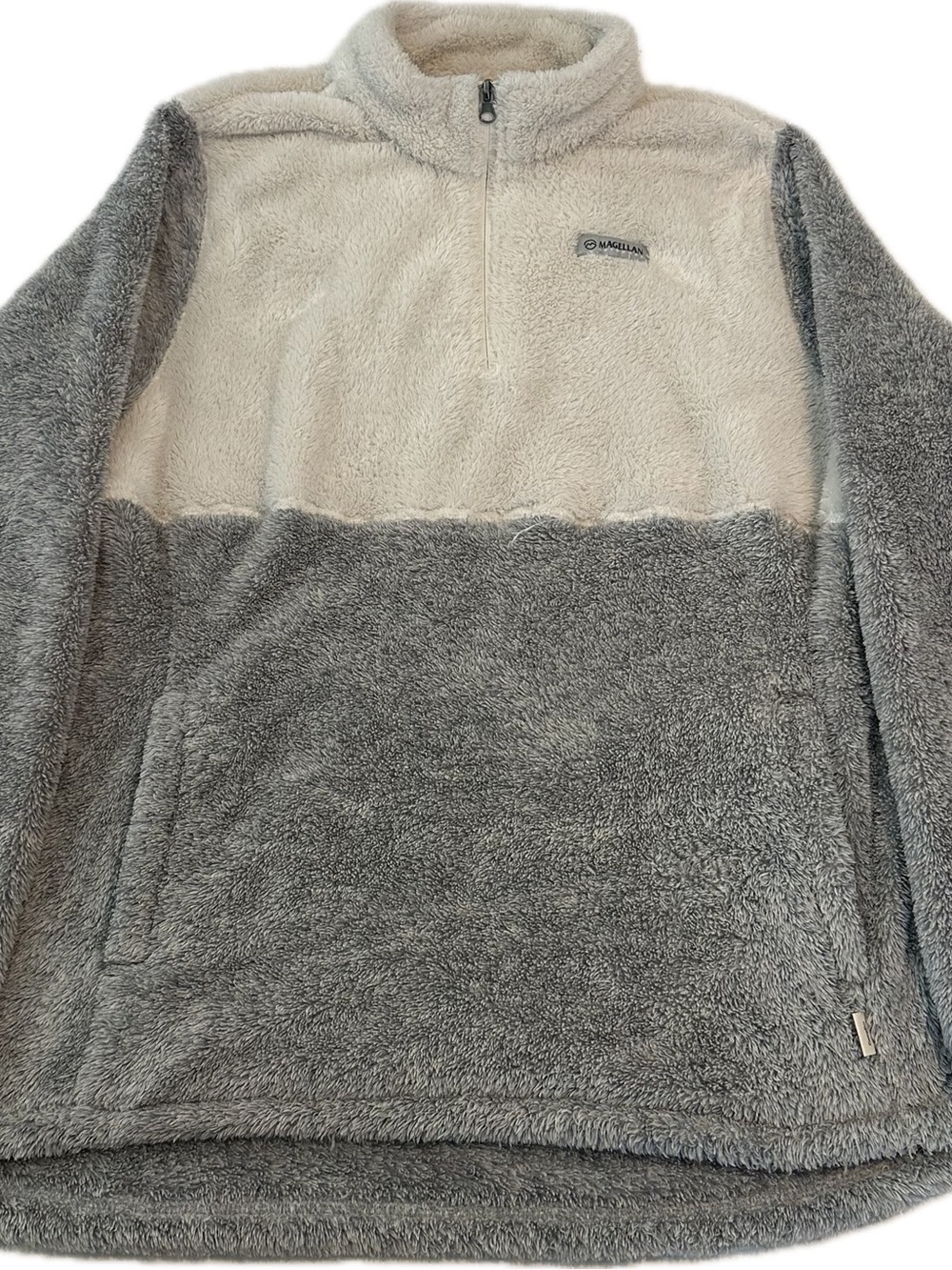 Magellan Outdoors Sherpa Pullover Gray